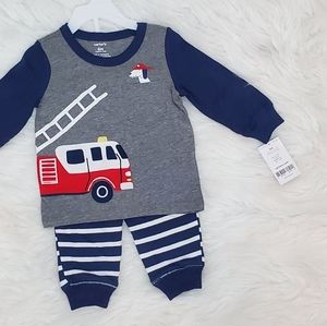 Carter's Long Sleeve & Pant Set Boys 6 Months